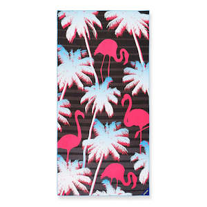 Dritimes Miami Nights Beach Towel