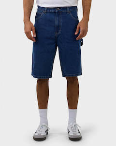 Clothing: Dickies 11" Relaxed Fit Carpenter Denim Shorts - Stone Washed Indigo