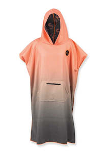 Dritimes Charcoal-Peach Fade Hooded Towel