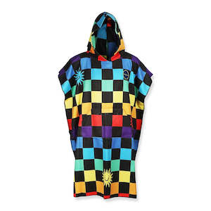 Dritimes Checked Out Spectrum Hooded Towel