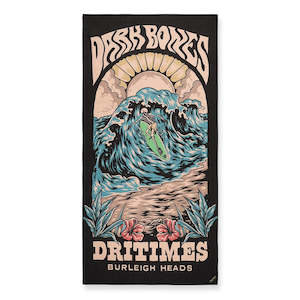 Dritimes Ross Clarke-Jones - Dark Bones II Beach Towel