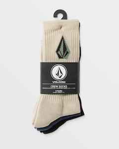 Volcom Full Stone Mix Sock 3 Pack