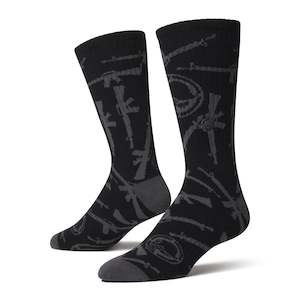 Clothing: Metal Mulisha Sprayed Socks