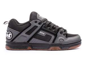 Clothing: DVS Comanche Charcoal Black White Nubuck