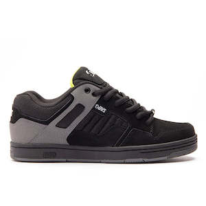 Clothing: DVS Enduro 125 Black Charcoal Lime Nubuck