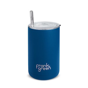 Frank Green Deep Ocean Iced Coffee Cup with Straw 425ml (15oz)