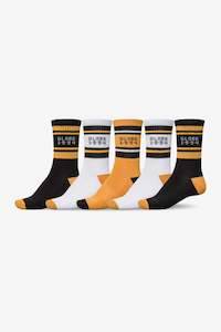 Globe Bengal Crew Socks 5 Pack