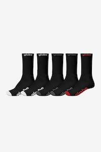 Clothing: Globe OG Sock 5 Pack