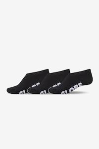 Clothing: Globe Low Impact Invisible Sock 3 Pack