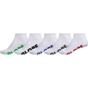 Globe Large Stealth Ankle Socks 5 Pack