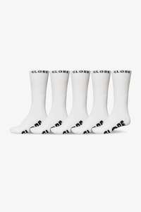 Globe Whiteout Sock 5 Pack