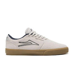 Clothing: Lakai Cardiff White / Gum Suede