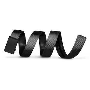 Mission Belt Polymer Buckle Black / Black 40mm Nylon Belt