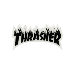 Thrasher Flame Logo Sticker Small