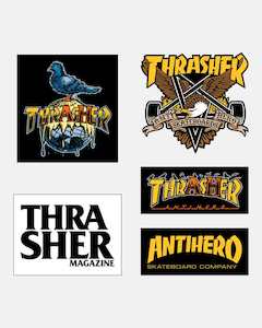 Thrasher X Antihero 5 Sticker Pack