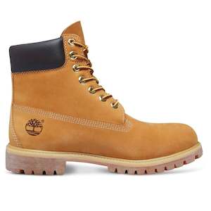 Timberland Mens 6 Inch Premium Waterproof Boot - Wheat Nubuck