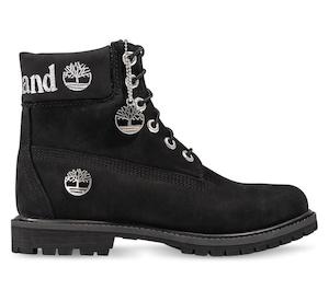 Timberlands Womens 6-Inch Premium Waterproof Boots Black Nubuck