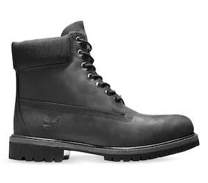 Timberland Mens 6 Inch Premium Waterproof Leather Boot - Black