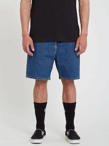 Volcom Billow Denim Short - Oliver Mid Blue