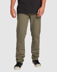 Volcom Solver Lite 5 Pocket Pant - Army Green