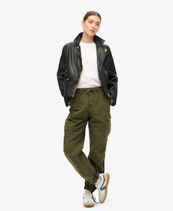 Womenswear: SUPERDRY LOW RISE PARA CARGO PANT-OLIVE