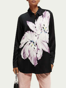 Womenswear: MAISON OVERSIZED PRINT SHIRT