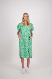 Womenswear: BRIARWOOD PETRA DRESS-GREY/GREEN FLORAL