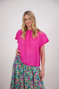 Briarwood Pia Top-fuschia