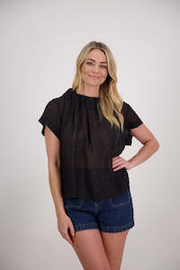 Womenswear: BRIARWOOD PIA TOP-BLACK