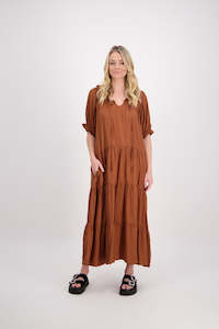 BRIARWOOD PHILOMENA DRESS-TAN