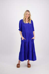 BRIARWOOD PHILOMENA DRESS-BRIGHT BLUE