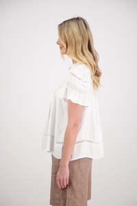 Womenswear: BRIARWOOD PERKINS TOP-IVORY