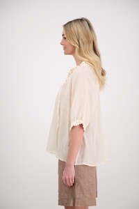 Womenswear: BRIARWOOD PERCY TOP-VANILLA