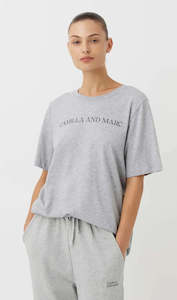 Womenswear: CAMILLA & MARC ASHER TEE-GREY