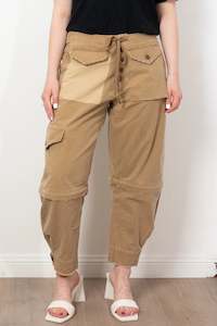 Maud Dainty Trucker Pant-camel