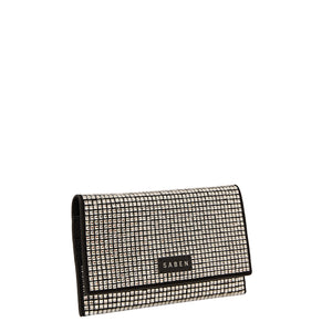 Womenswear: SABEN JOE WALLET-BLACK CRYSTAL