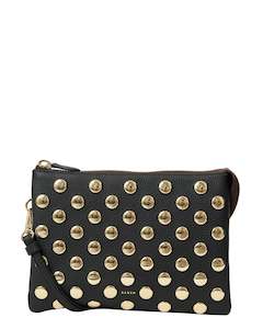 SABEN TILLY'S BIG SIS CROSSBODY-BLACK&GOLD STUD