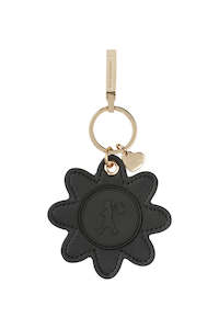 Womenswear: KAREN WALKER DAISEY KEYRING-BLACK/BLACK