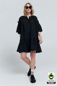 KAREN WALKER GLADE DRESS-BLACK