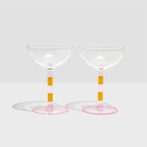 Womenswear: FAZEEK STRIPE COUPLES GLASS-PINK&AMBER