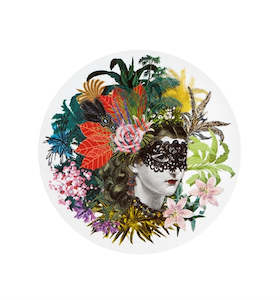 Womenswear: CHRISTIAN LACROIX CHARGER PLATE MAMZELLE SCARLET