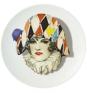 Christian Lacroix Dessert Plate Miss Harlequin