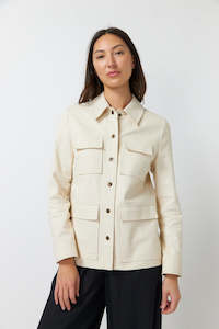 Sylvester Utility Jacket-chalk