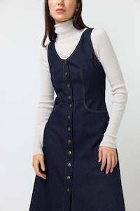 Sylvester Denim Dress-dark Indigo