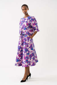 LOLLYS LAUNDRY BRISTOL LL MIDI SKIRT / LAVENDER / M