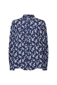 Womenswear: LOLLYS LAUNDRY CARA SHIRT-BLUE