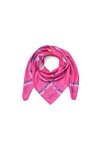 Womenswear: LOLLYS LAUNDRY BIG SCARF-NEON PINK