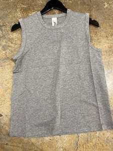 MAUD DAINTY VIOLET TANK-GREY