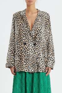 LOLLYS LAUNDRY JOLIE BLAZER-LEOPARD