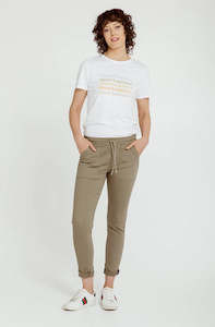 Womenswear: NEW LONDON HOPE JEAN-KHAKI